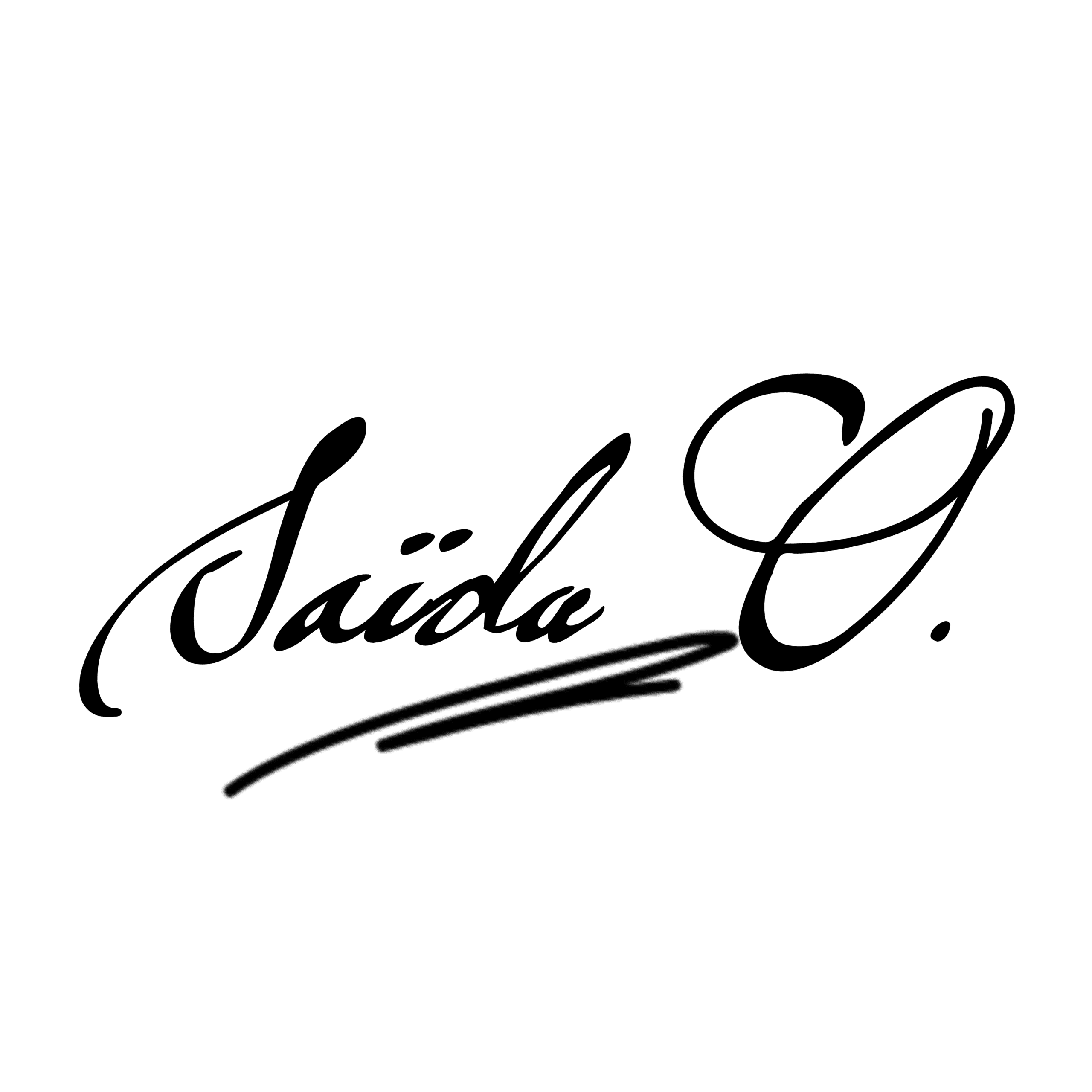 A propos : signature Saida O